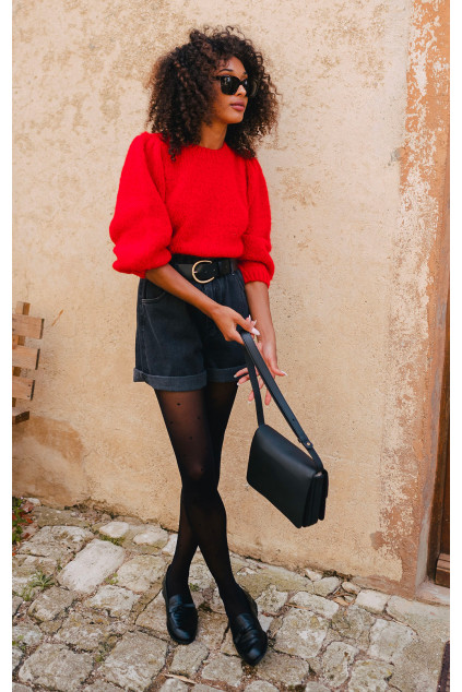 PULL AURE ROUGE