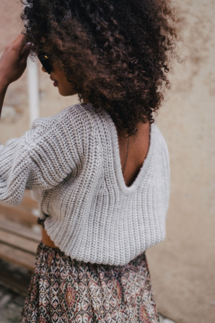 PULL SELLY GRIS