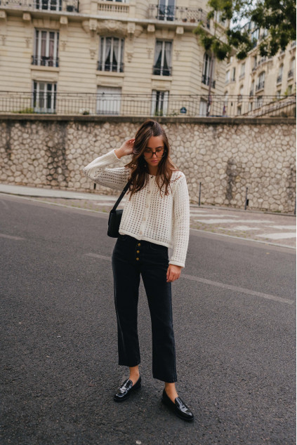 GILET ALLAN CREME