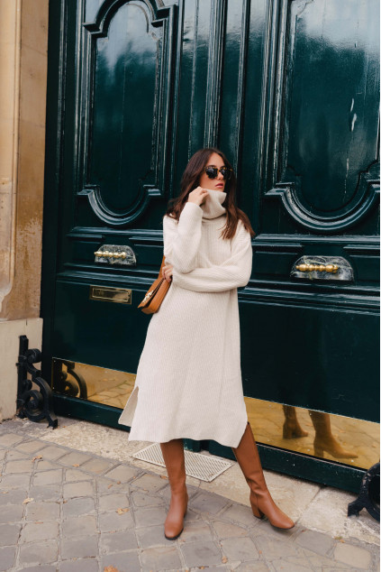 ROBE SOLINE ECRU