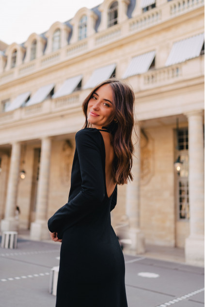 ROBE CHARLOTTE NOIR
