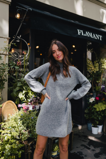 ROBE ÉLINA GRIS