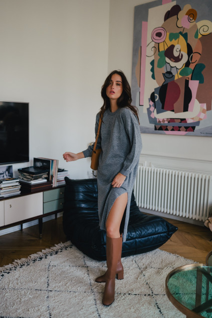 ROBE AMÉLIE GRIS