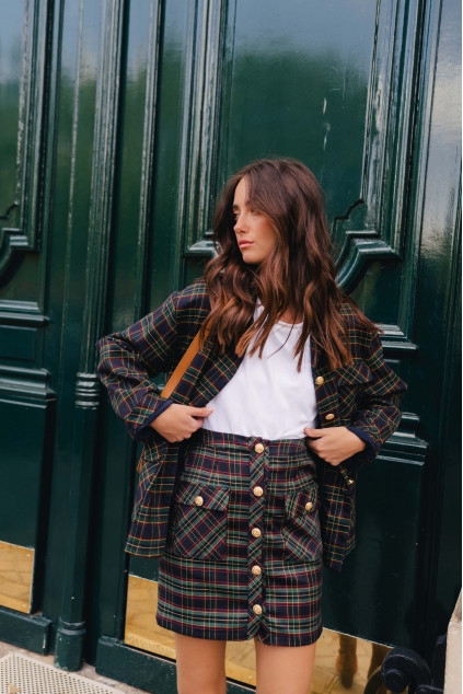 JUPE BRITANY TARTAN