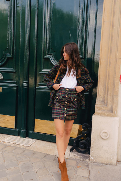 JUPE BRITANY TARTAN