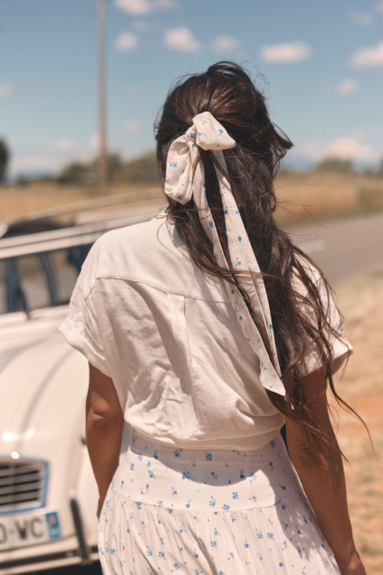 FOULARD BLEUET