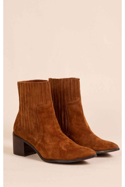 BOTTINES SANDRA CARAMEL