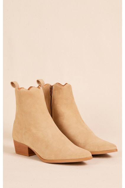 BOTTINES ZÉLIE GREIGE