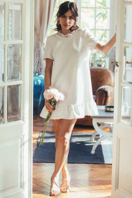 ROBE ALIX BLANC