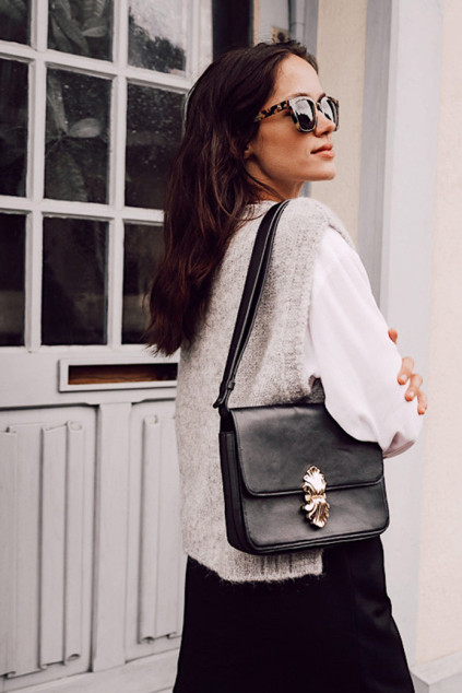 PULL BOB GRIS CHINÉ