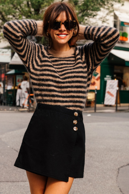 JUPE SHORT JARISSA NOIR