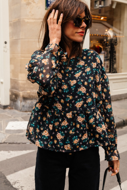 BLOUSE BLISS IMPRIME GIVERNY