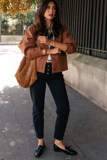 VESTE VOLTA WHITE CAMEL