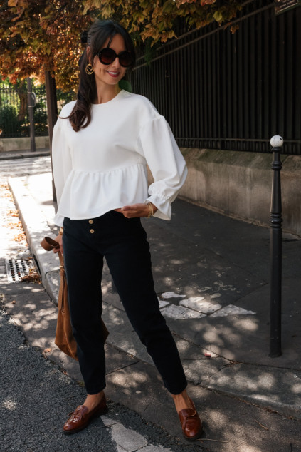 BLOUSE BLISS MANOLAMA ECRU