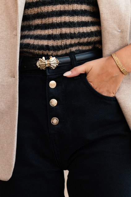 CEINTURE FRIDA NOIR