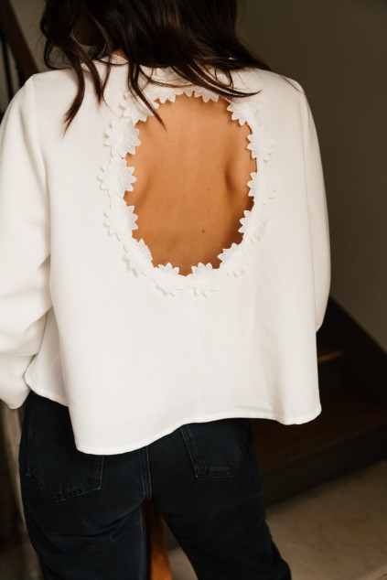 BLOUSE BERNABE MANOLAMA ECRU