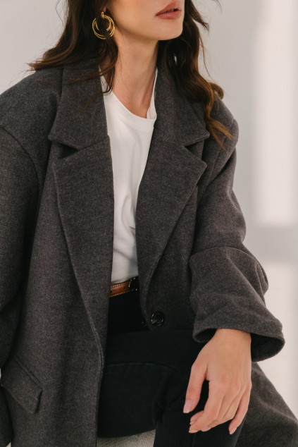 MANTEAU MONIQUE CAPPOTTO GRIS