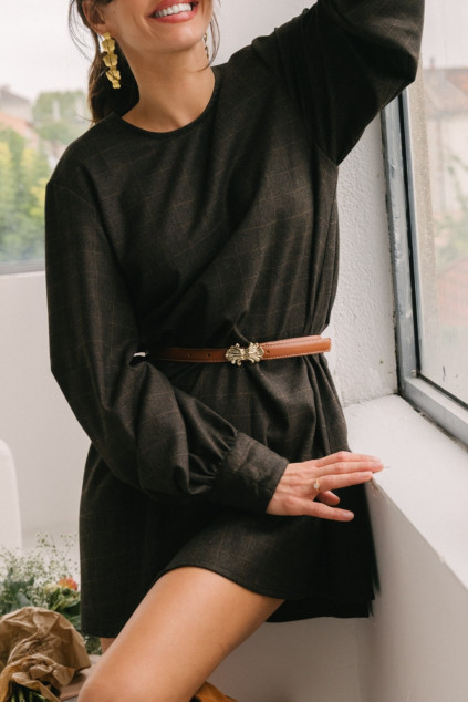 CEINTURE FRIDA COGNAC