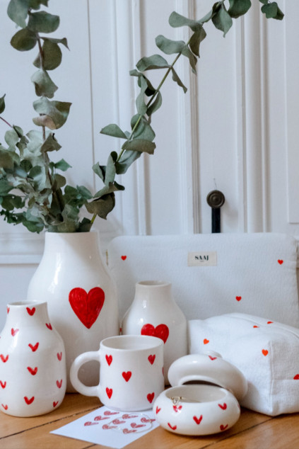 VASE HARRY MINIS COEURS