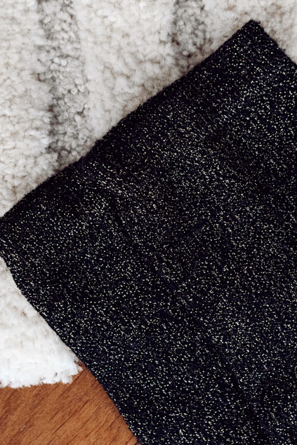 CHAUSSETTE BRILLO COTON ARGENT