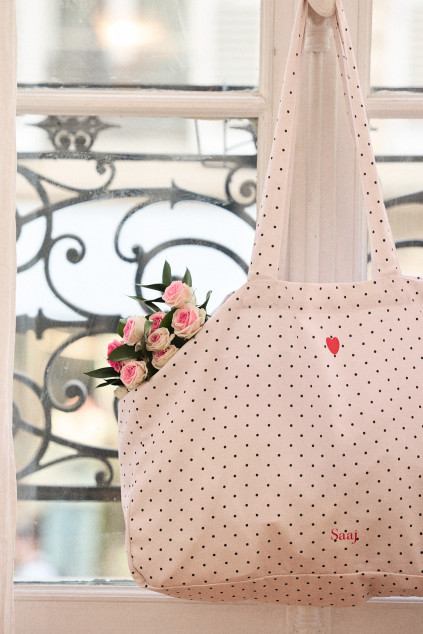 TOTE BAG COTON POIS