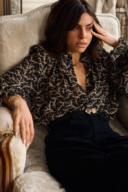 BLOUSE BELINDA SAPIN NOIR