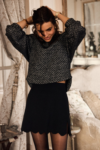JUPE INÈS NOIR