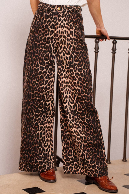 DENIM DONNA LEOPARD