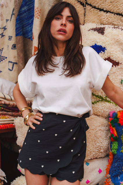 T-SHIRT TILIANE ÉCRU