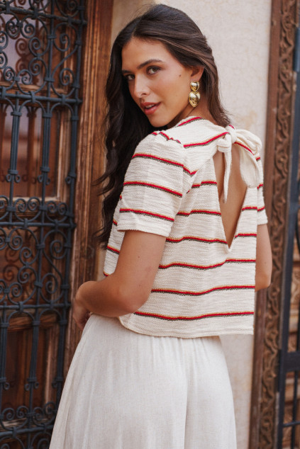 T-SHIRT TIMOR RAYURES