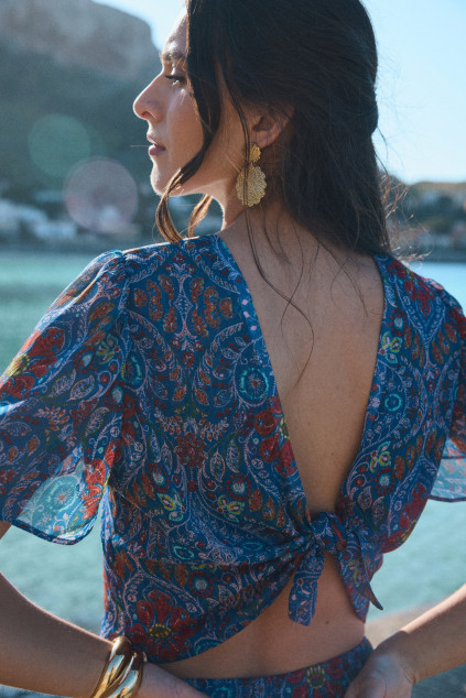 BLOUSE TARA IMPRIME MONCEAU