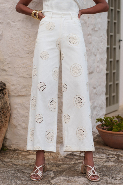 PANTALON DIEGO BRODERIE...