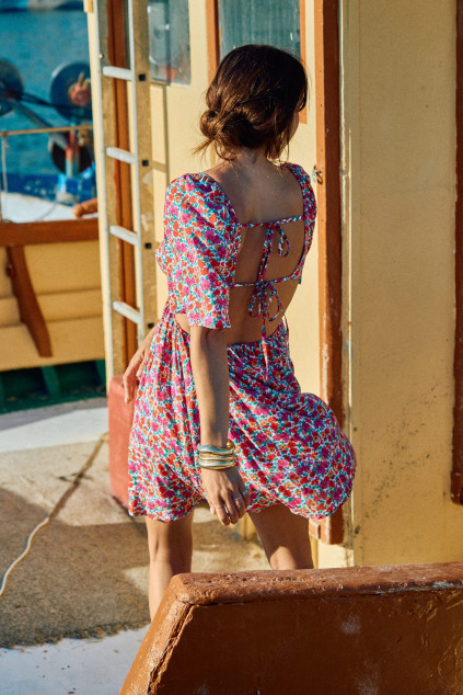 ROBE RIMONE IMPRIME PRIMAROSA
