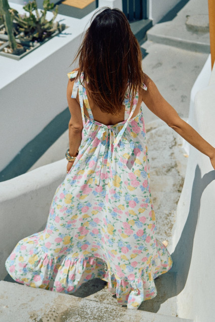 ROBE RAMEAUD IMPRIME ACACIA