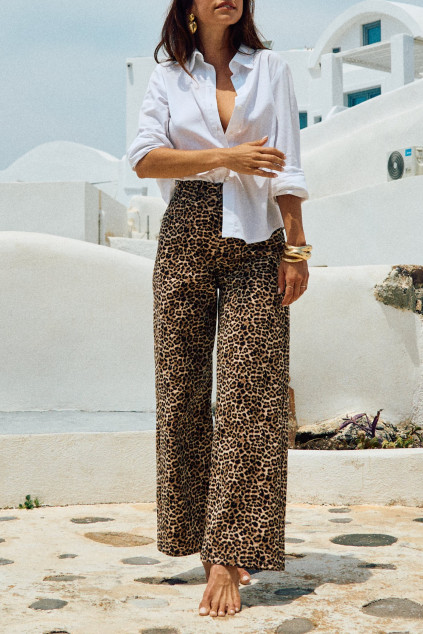 JEAN DARIUS DENIM LEOPARD