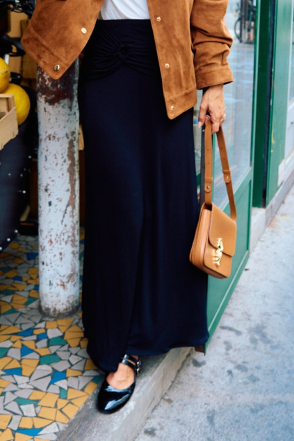 JUPE JULOT JERSEY NOIR