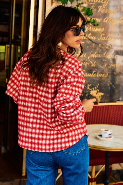 BLOUSE BALTIMORE CARREAUX...
