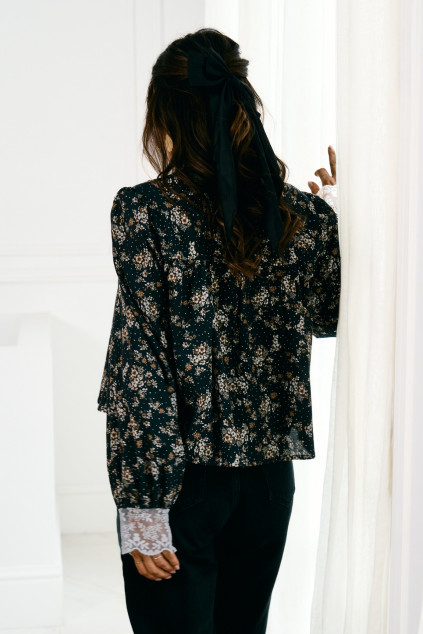 BLOUSE BANTONY EVA NOIR