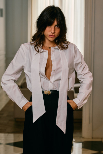BLOUSE BURAK COTON BLANC