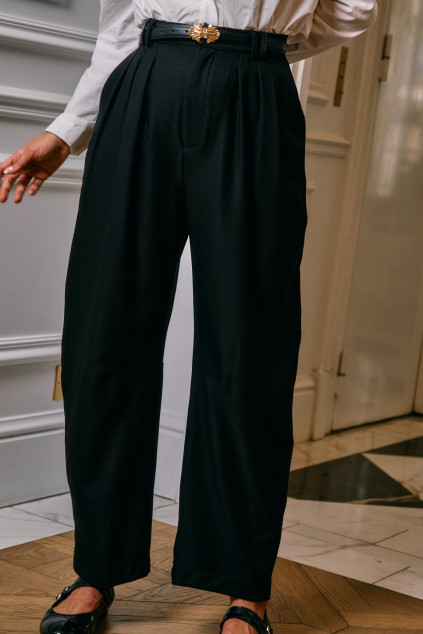 PANTALON PRESTON DOPPIO NOIR